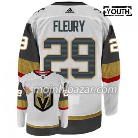 Dresovi Vegas Golden Knights Marc-Andre Fleury 29 Adidas Bijela Authentic - Dječji